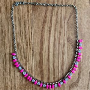 💓 Hot Pink J Crew Necklace 💓